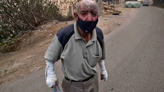 شهادات حية لمواطنين يواجهون لهيب النيران بوسائل تقليدية بمنطقة القبائل في الجزائر