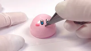 丸ごと食べられるカービィの世界をパフェグラスに閉じ込めてみました☀️ Island Cake & Sugarart of KIRBY'S DREAM LAND│별 커비섬의 케이크 & 슈가아트