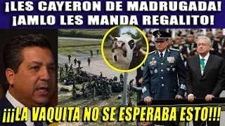 LES CAYERON DE MADRUGADA! AMLO LES MANDA REGALITO A NVO LAREDO! LLEGAN REFUERZOS VACA SALE CORRIENDO