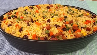 ARROZ DE FESTA/ ARROZ DE NATAL QUE FICA LINDÃO E CHEIO DE SABOR! FÁCIL E PRÁTICO DE FAZER
