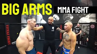 Fighter with Giant Arms Gets Schooled by an Old Man in Shocking MMA Match