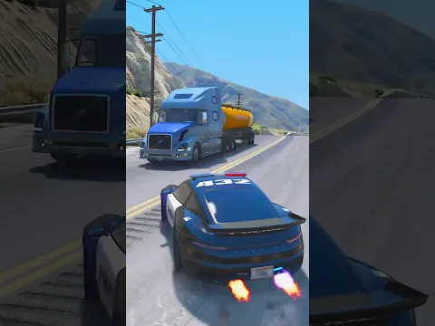 ПОГОНЯ ЗА ОПАСНЫМИ ГОНЩИКАМИ (gta 5 rp online) #shorts