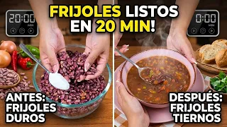 Frijoles listos en 20 minutos ¡sin esperar toda la noche!