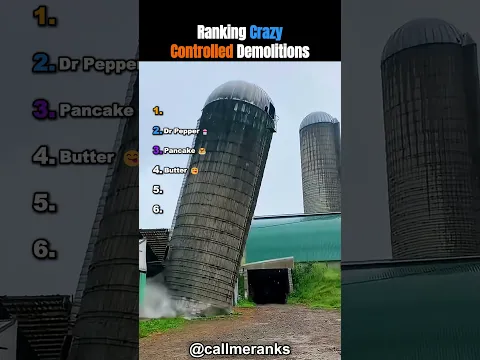 Ranking Crazy Controlled Demolitions! 😱☠️😂 #usa