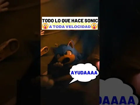 😱💥LO QUE HACE SONIC A TODA VELOCIDAD | Sonic 3
