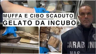 Muffa e cibo scaduto, blitz da incubo in un laboratorio di gelati nel Napoletano: i NAS lo chiudono