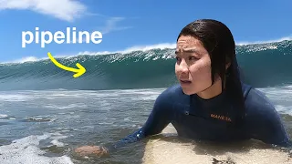 I Tried Surfing The Most Dangerous Wave (with no experience)