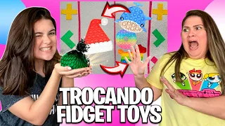 TROCAS DE FIDGET TOYS * ALGO MUITO ASSUSTADOR ACONTECEU