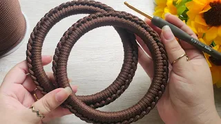 ¡Aprende esta técnica para que las asas de tus carteras queden PROLIJAS! FÁCIL Y RÁPIDO ✨