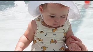 Our First Pool Day as a Family of 5 with our robotic pool cleaner | The Carlin Family