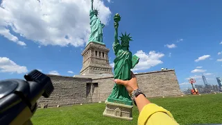 I cleaned the Statue of Liberty in New York City - Day 3 Vlog