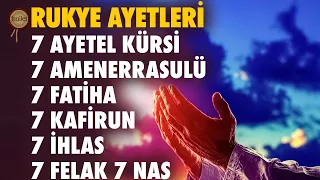 7 Fatiha 7 Ayetel Kürsi 7 Amenerrasulü 7 Kafirun 7 İhlas 7 Felak 7 Nas Kur'an-ı Kerim Rukye Dinle