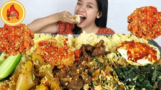 MUKBANG NASI PADANG + GEPREK BENSU LEVEL 10