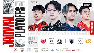🔴 LIVE | MPL ID S14 | Playoffs Hari 3 | Bahasa Indonesia