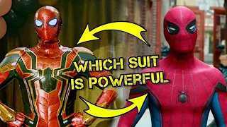 Iron-Spider Vs Homecoming Suit Which Is Powerful ? #actionweb