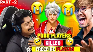 FreeFire Players Vs PUBG Players Fight 🥹 ||| { PART -2}|| 3D ANIMATION VIDEO 😈 @PriZzoff