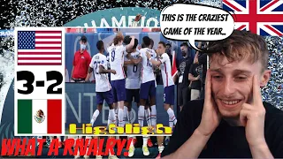 British Soccer Fan Reacting to USA vs Mexico Nations League Final... This Game Had EVERYTHING