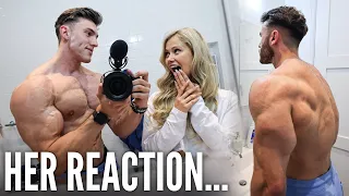 GIRLFRIEND REACTS TO SHAVING MY FACE FOR THE FIRST TIME *Since We Started Dating*...