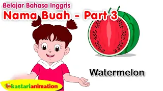 BELAJAR BAHASA INGGRIS - BUAH 3 - Seri PAUD Diva - Kastari Sentra Official