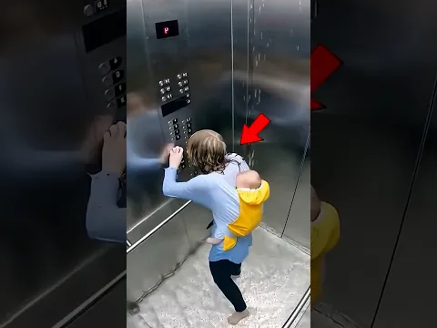 Quedó atrapada con su bebé… y luego subió el agua 😨