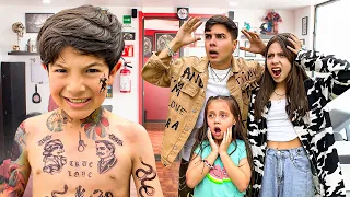 ¡ME TATUÉ TODO EL CUERPO! BROMA A MI MAMÁ 🥶 ​⁠@YOLOAVENTURAS