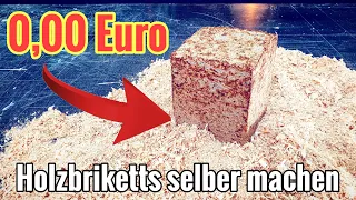 Brennholzhändler HASSEN diesen Trick! 🤑 Eine einfache DIY Brikettpresse selber bauen
