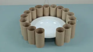 DO NOT THROW AWAY PAPER ROLLS, LOOK WHAT I DID WITH THEM