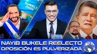 BUKELE REELECTO CON APLASTANTE VICTORIA/ Oposición queda pulverizada
