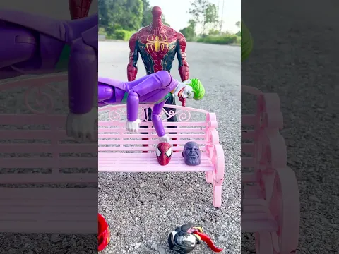 Joker Picks Spider Head #marveltoys #spiderman