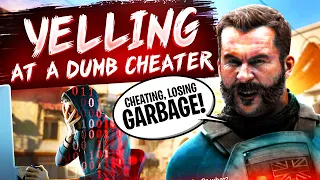 I got a mic... so I trash talked a cheater while he lost