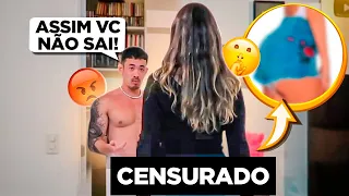 SAI COM UM SHORT MUITO CURTO PRA VER A REAÇÃO DO GIEN kkky