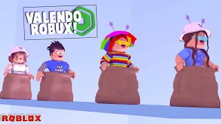 FIZEMOS UMA CORRIDA DO SACO NO TOWER OF HELL VALENDO ROBUX!!