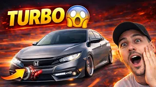 Honda Civic Touring TURBO 😱 Suspensão a Ar Insana + Teste e Reação