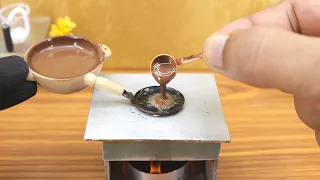 Miniature Chocolate Malpua I Mini real Cooking