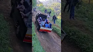 🚌 Extreme Off-Road Bus Journey: Navigating the Impossible! #ShortVideos #OffRoad #AdventureTravel🚙🚙