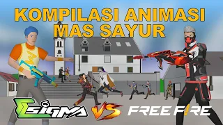 Sigma Vs Free Fire, Akhirnya Budi01 Gaming Comeback | Kompilasi Animasi Mas Sayur