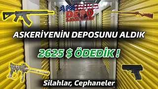 $2625 Askeriyenin deposunu aldık / silahlar cephaneler