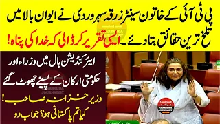 🔥 PTI's Zarqa Suharwardy Fiery Speech on Budget in Senate of Pakistan! | Charsadda Journalist