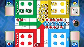 Ludo game in 4 players | Ludo King 4 players | Ludo gameplay #901