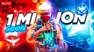 🔴ROAD TO 1 MILLION SUBS 🤩 AND FULL ENJOYMENT 🥳+ TO TOP 1 #freefirelive  #rai⭐#classyff #gyangaming