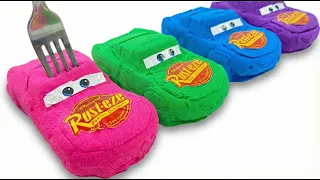 Satisfying Magic Sand Cutting Vol.1 Disney Cars Lightning McQueen Tomica Edition