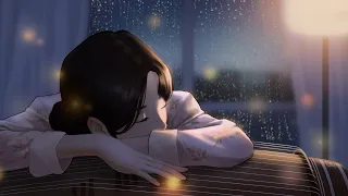 3시간의 빗소리와 잔잔한 가야금 연주, 깊은 수면을 위한 연주,  그리고 창가의 비와 반딧불