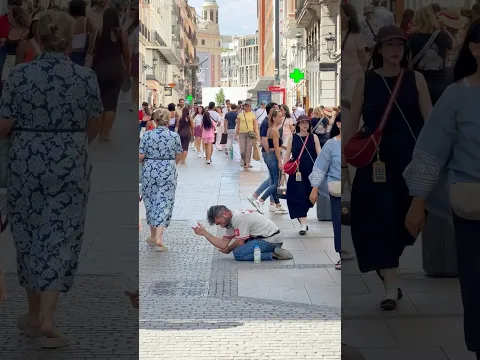 Lo sorprendimos en las calles de Madrid, mira las reacciones.