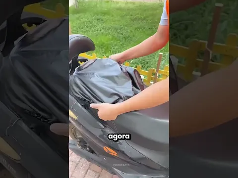 A melhor capa para o assento da sua moto 🤩