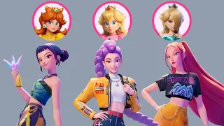 Huntrix's Team x Princess Peach Style Fashion Outfit - Who is the most Beautiful?