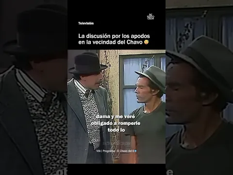 Los apodos de la vecindad #mexico