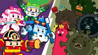 POLI Búsqueda de Limpieza Serie│1~5 Episodios│Buenos Hábitos para Niños│Robocar POLI TV español
