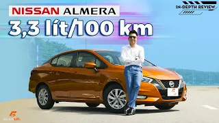 Nissan Almera 2021: 3,3 lít/100 km, 579 triệu, máy mạnh và rộng rãi | GearUp In-depth Review