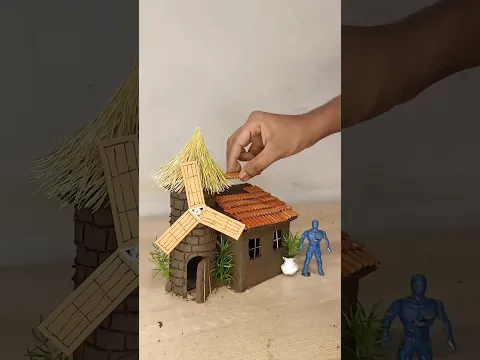 How To Make Beautiful Mini House With Clay | Mitti Se Chota Ghar Banane Ka Tarika