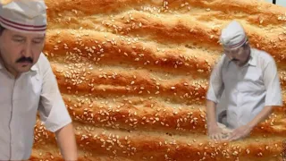 Barbari bread by Chinese baker in Iran: The secrets of barbarian bread